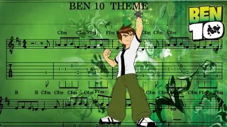 BEN 10 THEME | Easy Guitar Tabs With Chords