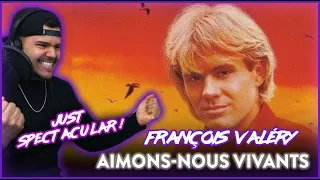 First Time Reaction François Valéry Aimons-nous vivants (IN SHOCK!!!) | Dereck Reacts