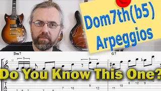 5 Great Jazz Licks You Need to Know  With This Awesome Dominant 7th arpeggio - Guitar Lesson