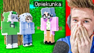 OPIEKUNKA TROLL na WIDZACH XDDD | Minecraft Extreme