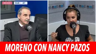 Guillermo Moreno con Nancy Pazos en Radio 10 18/4/24