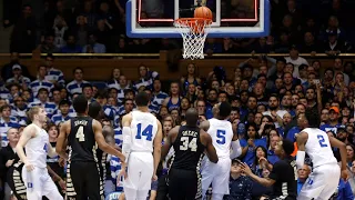 Duke escapes an upset by Wake Forest