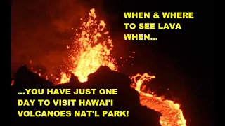 Hawaii Volcanoes National Park Tour | Best Attractions & How To See Lava If You Only Have One Day