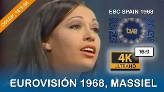 MASSIEL 1968, LA LA LA EUROVISION 1968, ESC SPAIN 16:9 y 4K