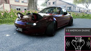 Mazda MX-5 Miata V8 Swap - The Crew MotorFest/Customization | Gameplay | Freeroam |Engine sounds