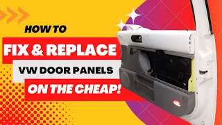 Volkswagen Beetle Door Panel repair and replacement.