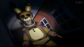 William Afton in Spring Bonnie suit appears again but in FNaF 4! (FNaF 4 Mods)