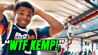 Peyton Kemp 1st In-Game DUNK!? (Crowd GOES CRAZY!)