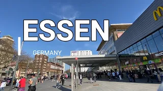 Essen Walking Tour  2021 - Germany  4k 60fps -The Shopping City of Germany