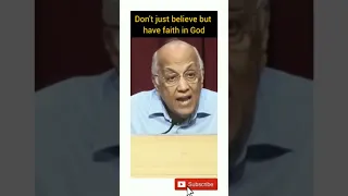 Don't just believe but have faith in God (By: Ps.Zac Poonen)#clips #viral  #ZacPoonen #cfc #shorts