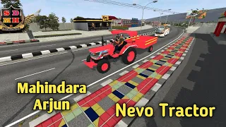 Mahindara Arjun novo Tractor mod Download  link video bus simulator Indonesia