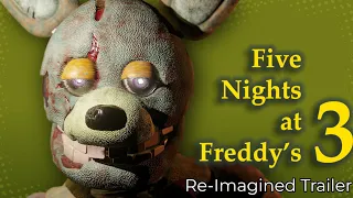 (BLENDER/FNAF) Five Night's At Freddy's 3 Trailer Remake/Re-Imagined
