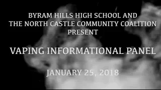 Vaping Informational Panel