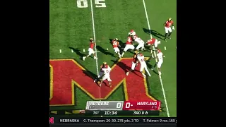 Rutgers Forces Early Turnover vs. Maryland | Rutgers Football