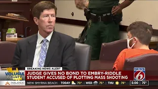 Judge denies bond for Embry-Riddle student accused of mass shooting threat