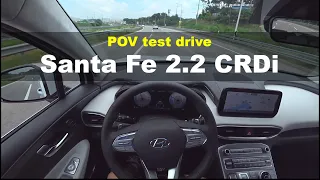 2021 Hyundai Santa Fe 2.2 CRDi AWD POV test drive