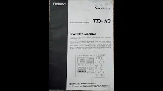 Roland TD10 Drum kit Demo
