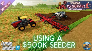 USING A $500K SEEDER - No Mans Land - Episode 59 - Farming Simulator 22