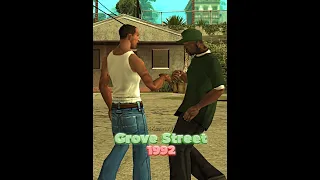 Grove Street 1992 💚 #gta5 #gtasanandreas #grandtheftauto #edit