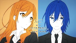 Horimiya OP Full /『Yoh Kamiyama - Iro Kousui』/【AMV Lyrics】