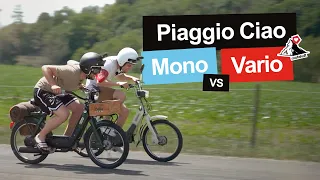 PIAGGIO CIAO MOFA RENNEN | Bergauf geht uns die Power aus