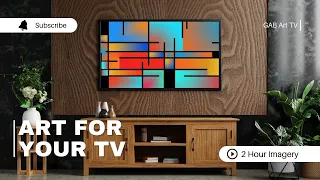 Abstract Geometric | Art For Your TV | GAB Art TV | Screen Saver | TV Art Display | 2 Hours | HD
