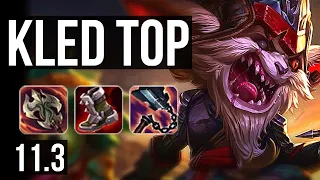 KLED vs HEIMERDINGER (TOP) | 2.1M mastery, 2/2/12, Rank 9 Kled, 500+ games | NA Grandmaster | v11.3