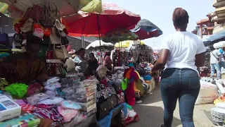 NEW BIGGEST AFRICAN STREET MARKET KUMASI GHANA