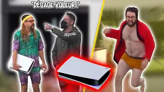 Il poursuit le voleur de sa PS5 en slip - Prank - Les inachevés