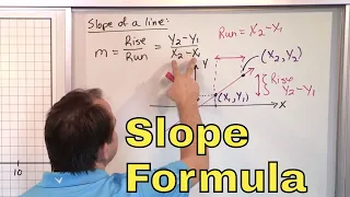 03 - The Slope of a Line, Part 1 (Slope Formula, Find the Slope, Undefined Slope & More)