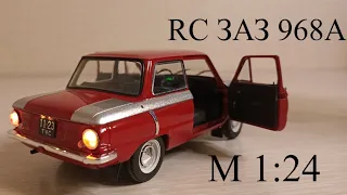 Р/У модель ЗАЗ 968А Запорожец в масштабе 1:24.