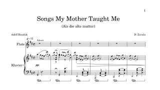 Songs My Mother Taught Me (Arr. For Piano and Flute) | Original Composition