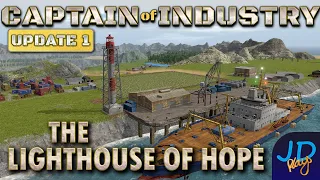 A Perfect Start 🚛 Ep1 🚜 Captain of Industry  Update 1 👷 Lets Play, Walkthrough, Tutorial