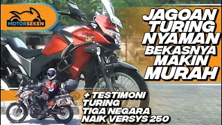 Motor Turing Nyaman 250 cc Makin Terjangkau, Kawasaki Versys-X 250 Tourer l Motorseken