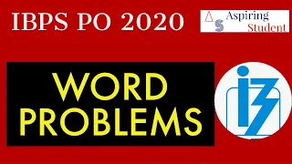 IBPS PO 2020 || Word Problems for IBPS PO || Quant Miscellaneous Questions || by Aspiring Student