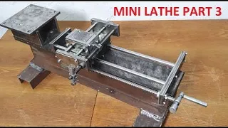 Budowa tokarki homemade mini lathe part 3