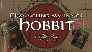 Channeling my inner HOBBIT || a READING VLOG and J.R.R. Tolkien BOOK COLLECTION tour🌿💫🤎✨🧺
