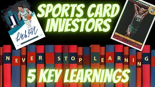 Sports Card Investing: 5 Key Learnings from Experience