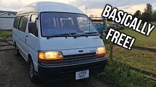 I bought the CHEAPEST Toyota CamperVan in The Country! Van Tour! #vanlife