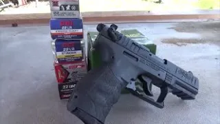 Walther P22 Ammo Test