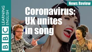 Coronavirus: UK unites in song: BBC News Review