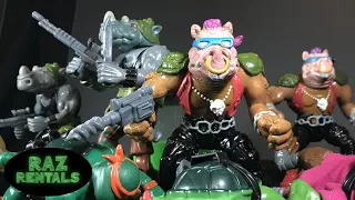 TMNT Bebop and Rocksteady 1988 Soft Head Vs Hard Head Review & Compare Teenage Mutant Ninja Turtles