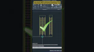 ✅Super fast way to create staircase in AutoCAD | ⚡️YQArch Plugin - AutoCAD series - 12 #shorts #new