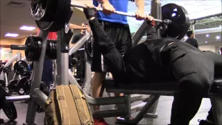 raw bench press up to 350 paused 181 class