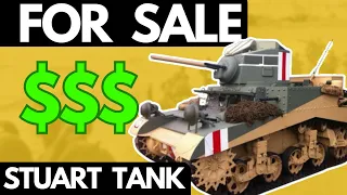 Tank for sale! We are selling our WW2 M3A1 Stuart light tank
