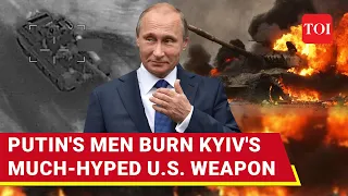 Russia Reduces Hyped U.S. War Machine To Ruins; Dramatic Attack In Donbas On Camera