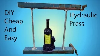 DIY Cheap and Easy Hydraulic Press