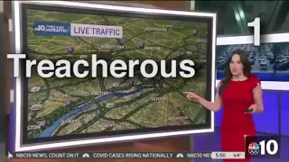 When you’re a traffic reporter and a swiftie