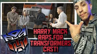 Harry Mack freestyles for the cast of Transformers *REACTION*