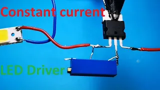 Constant current source and laser / LED driver tutorial